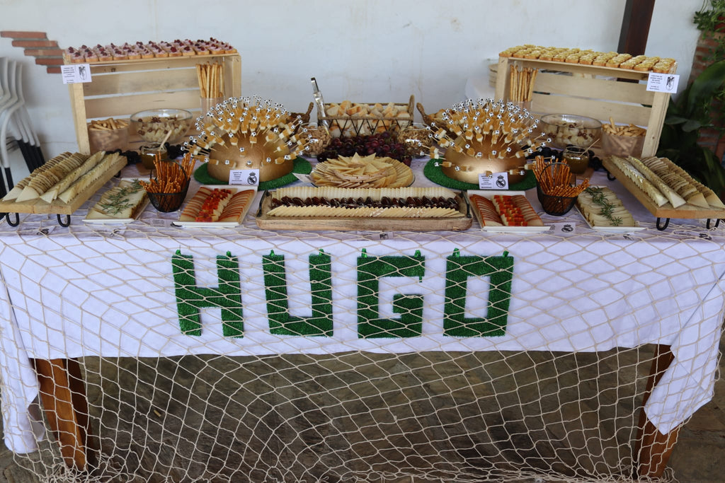 Una mesa de quesos de Primera División para la comunión de Hugo