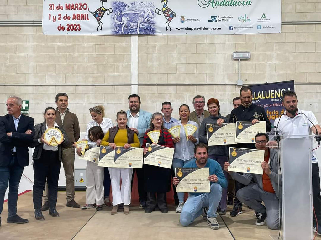 El queso de oveja de Quesería Cortijo el Aserradero premiado en la XIV Feria del Queso Artesanal de Andalucía
