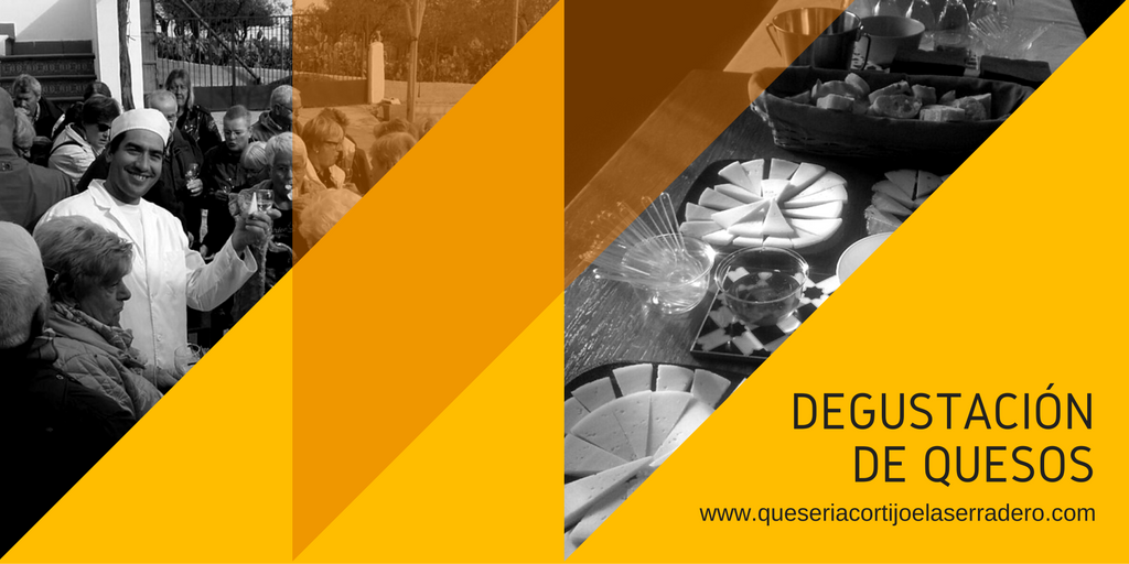 Degustación de queso en quesería Cortijo El Aserradero